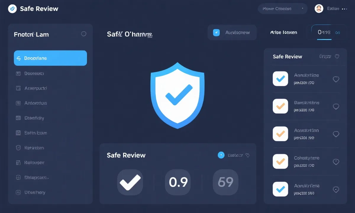 平台评测与信誉可视化示意图